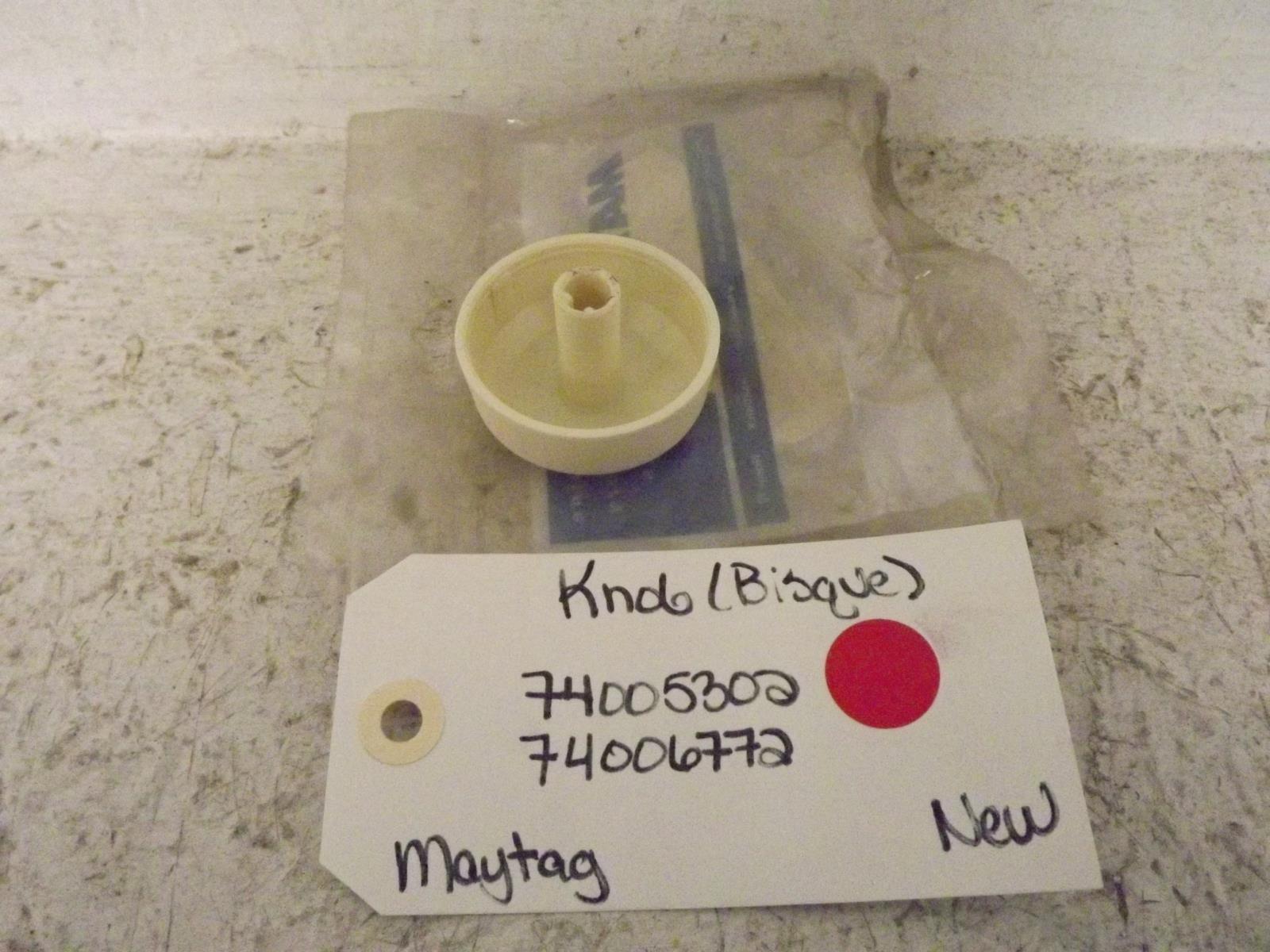 Maytag Range 74005302 74006772 Knob (Bisque) New Maytag Range 74005302 74006772 Knob (Bisque) New